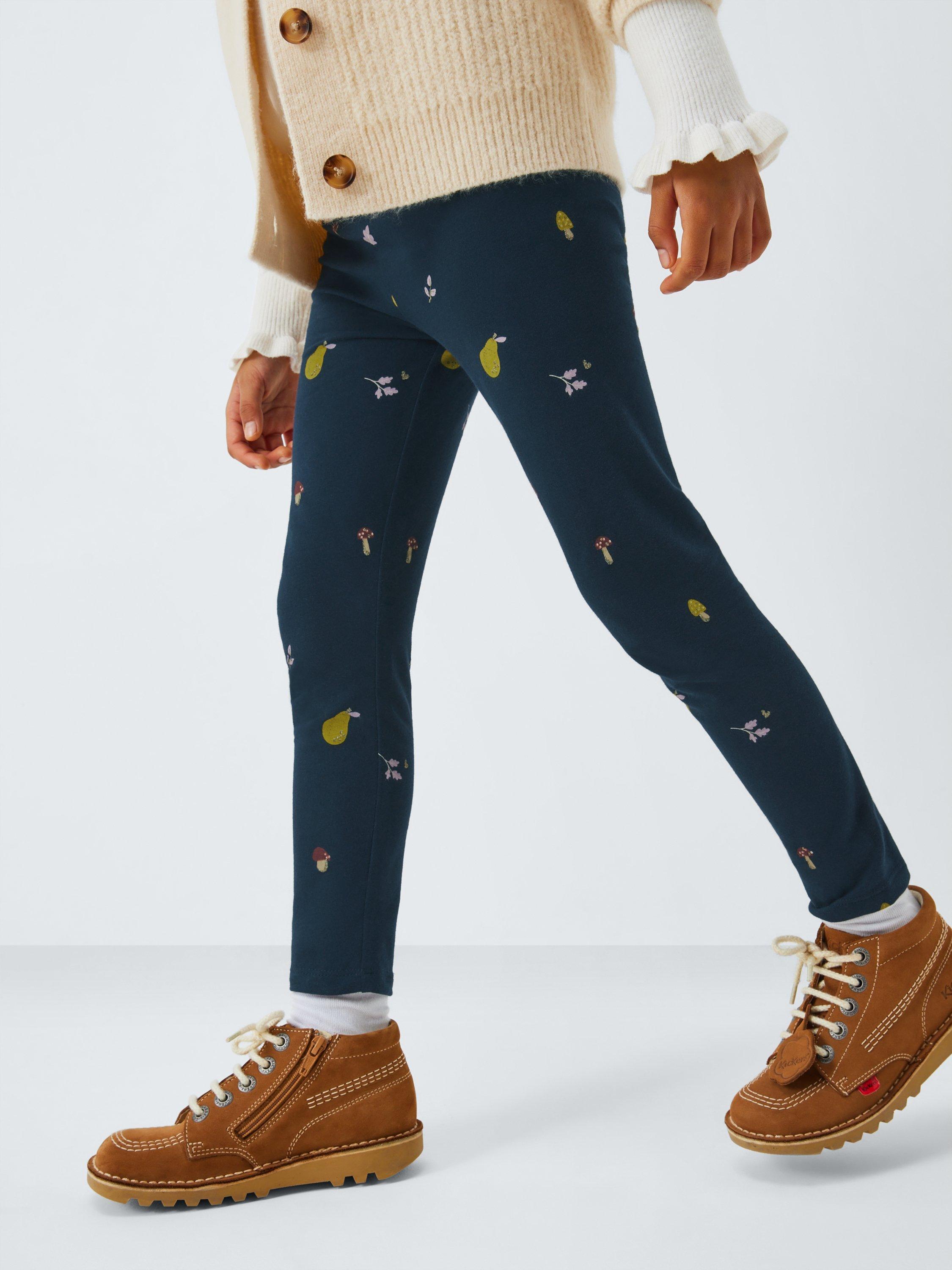 Product image 4 of 7, which shows John Lewis Kids' Forest Floor Leggings, Multi, 3 years