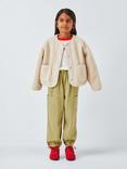 John Lewis Kids' Cargo Twill Joggers, Khaki