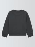 John Lewis Kids' Sequin Star Sweatshirt, Black