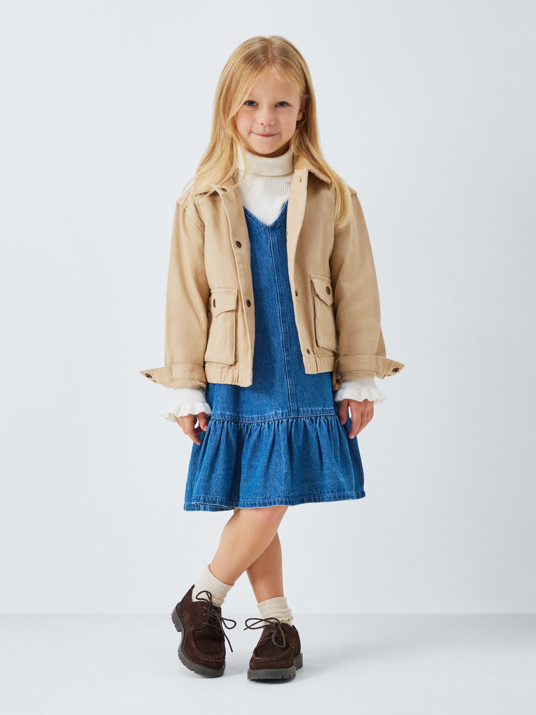 Product image 2 of 7, which shows John Lewis Kids' Barn Jacket, Cream, 3 years
