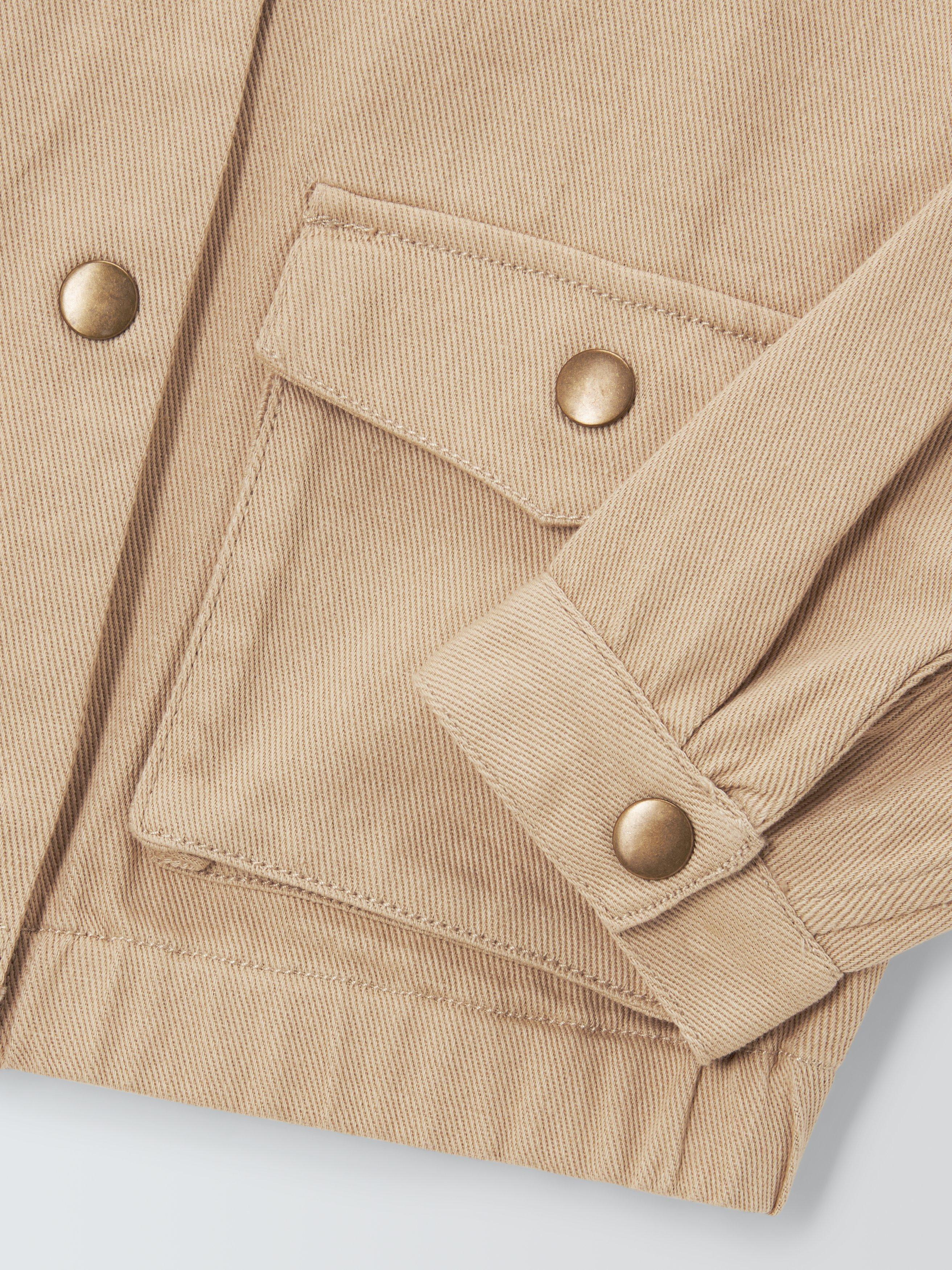 Product image 5 of 7, which shows John Lewis Kids' Barn Jacket, Cream, 3 years