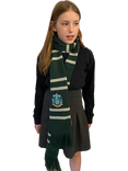 Fabric Flavours Kids' Slytherin Scarf, Green Dark
