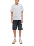 Jack & Jones Kids' Denim Five Pocket Shorts, Blue Denim