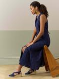 Brora Organic Cotton Sleeveless Midi Dress