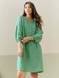 Brora Linen Houndstooth Linen Tunic