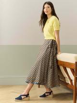 Reiss Rita Lace Pencil Skirt, Taupe Brown
