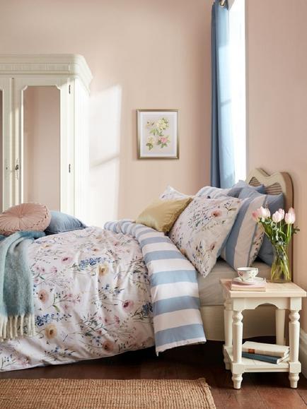 Laura Ashley Alford Meadow 200 Thread Count Duvet Cover Set, Multi