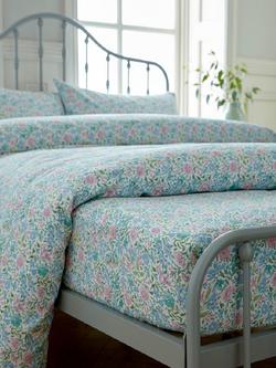 Laura Ashley Sherston Fitted Sheet - view 2, Powder Blue