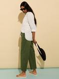 Baukjen Breanna Mid Cropped Cotton Blend Trousers