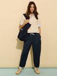 Baukjen Sophy Organic Cotton Rich Jogger Trousers, Deep Indigo