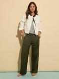 Baukjen Nova Denim Jacket, Soft White