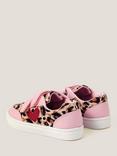Monsoon Kids' Leopard Print Rip Tape Trainers, Multi