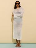 Baukjen Zarah Crochet Dress, Soft White