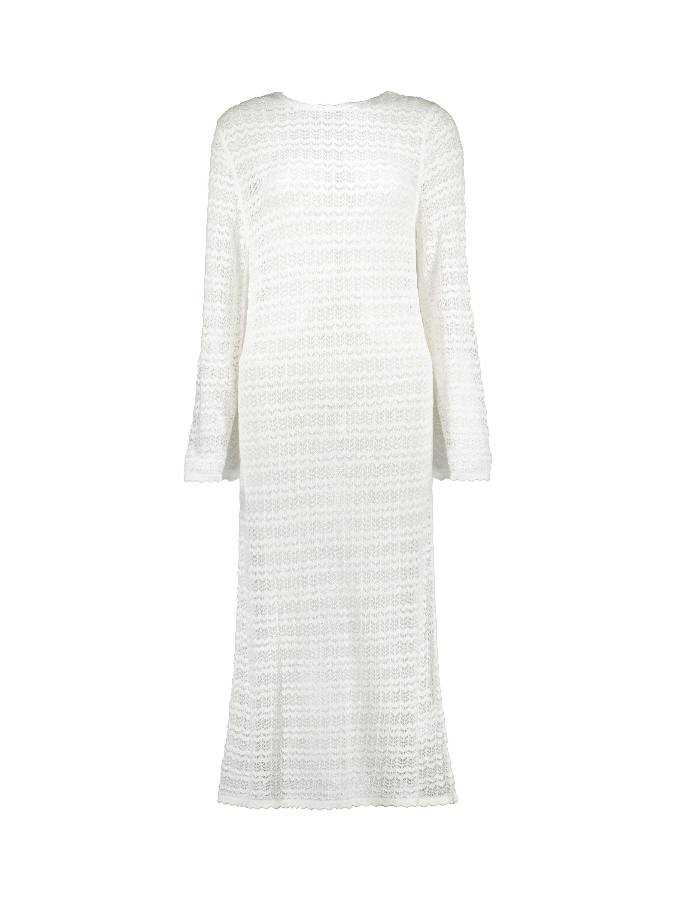 Product image 3 of 5, which shows Baukjen Zarah Crochet Dress, Soft White, 10