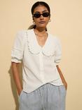 Baukjen Marti Broderie Anglaise Blouse, Soft White