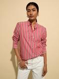 Baukjen Rishma Classic Organic Cotton Long Sleeve Stripe Shirt