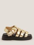 Monsoon Kids' Chunky Platform Sandals, Gold
