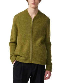 NN.07 Boris Knitted Wool Blend Bomber Jacket, Firene, Firene