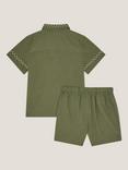 Monsoon Kids' Shirt and Shorts Set, Khaki