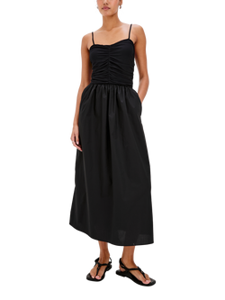Rails Fisher Sleeveless Midi Dress, Black, Black