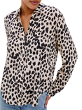 Rails Josephine Abstract Spot Top, Taupe Spotted