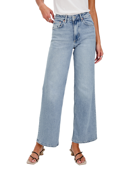 Rails Getty High Waist Flared Jeans, Light Blue, Light Blue
