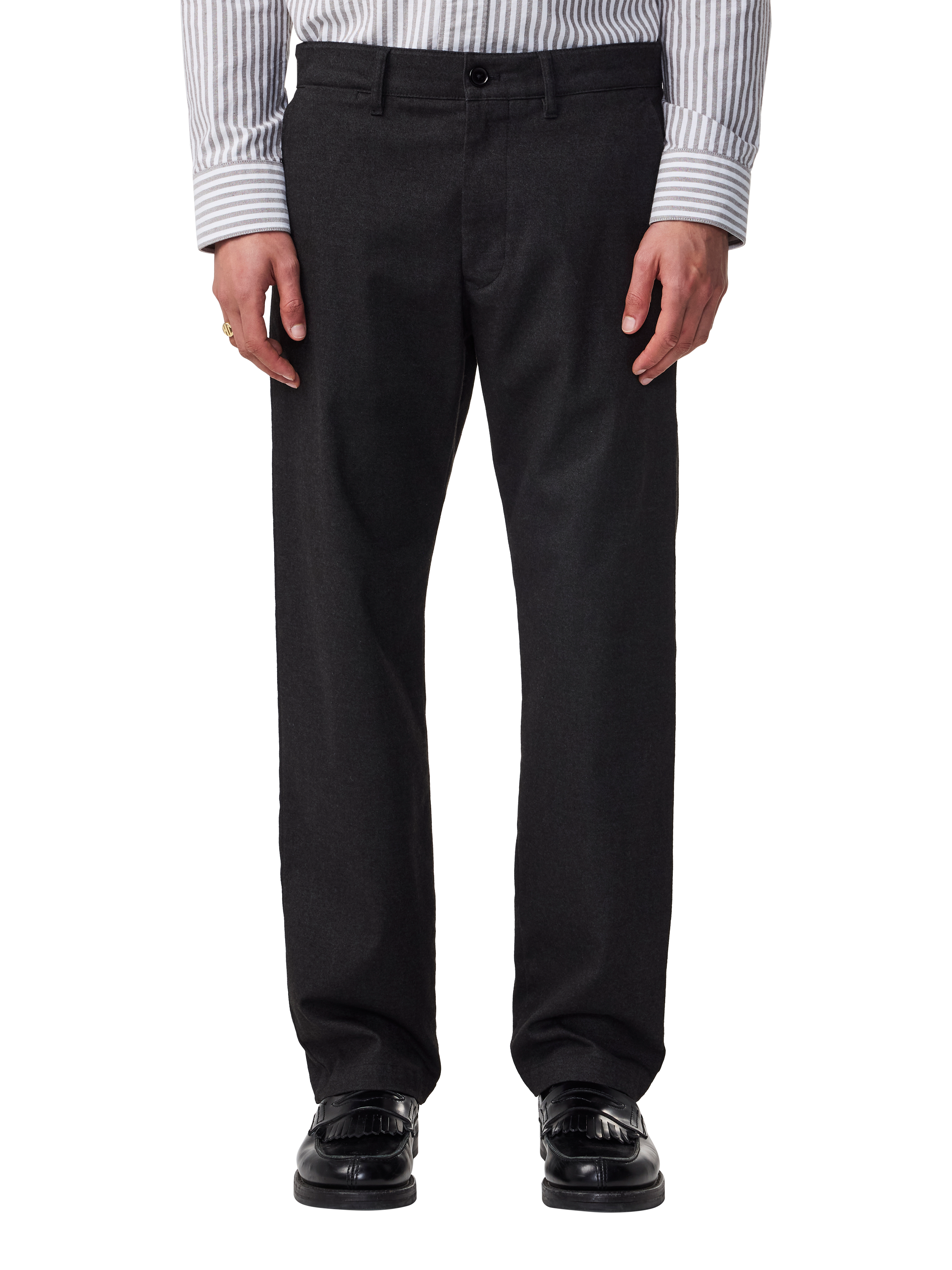 Product image 1 of 2, which shows NN.07 Aden Straight Chinos, Black Multi, 32R