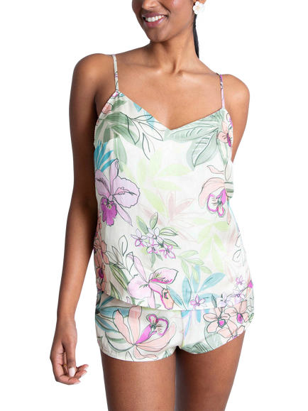 Maison Lejaby Paradise Cami Pyjama Top, Multi, Multi