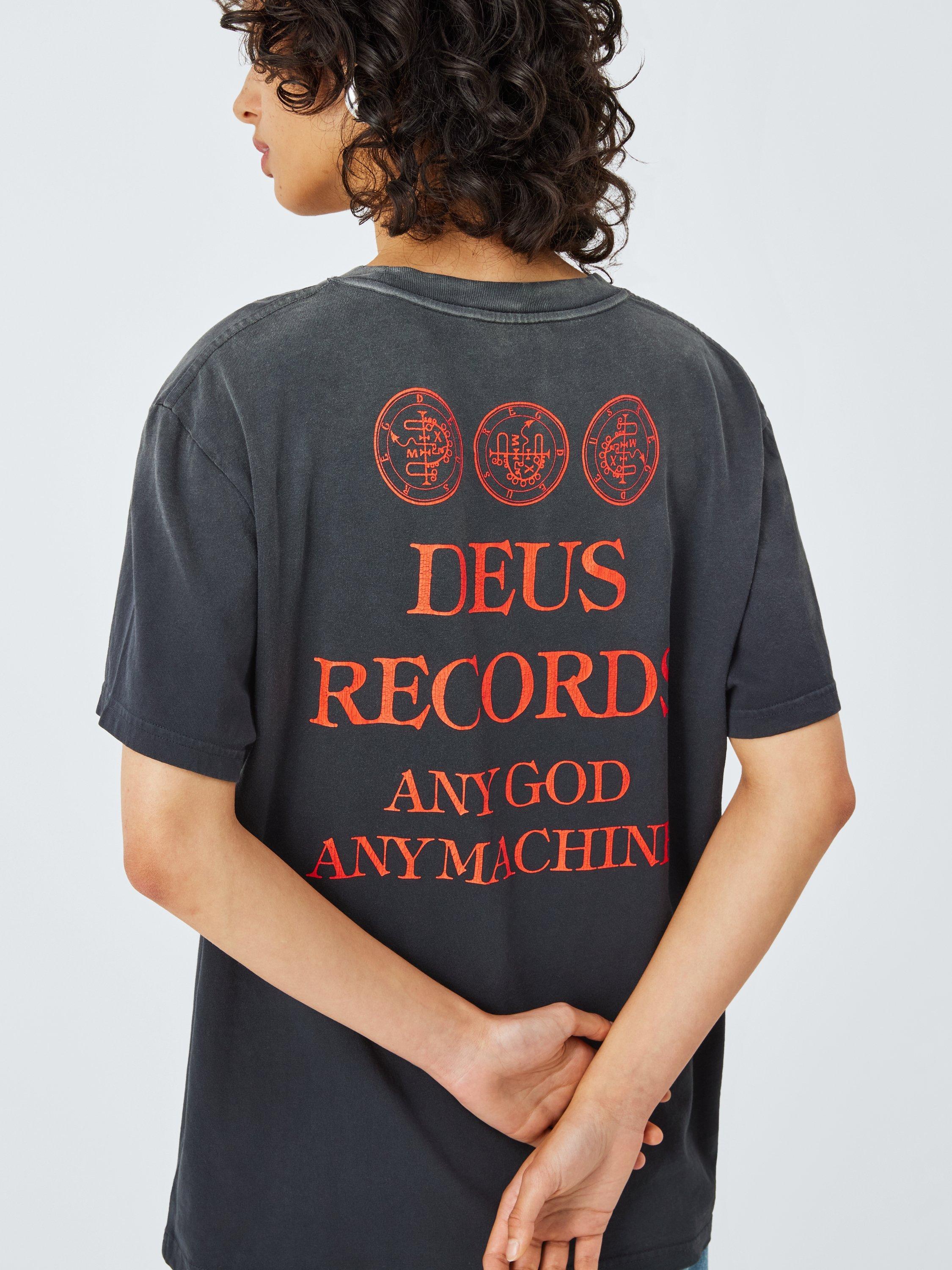 Product image 6 of 6, which shows Deus ex Machina Divine Cotton T-Shirt, Grey/Multi, M