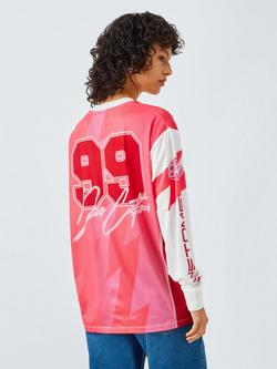 Deus ex Machina Thunder Moto Top, Red/Multi - view 2, Red/Multi