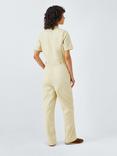 Deus ex Machina Short Sleeve Cotton Jumpsuit, Natural