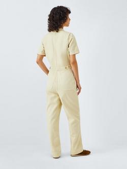 Deus ex Machina Short Sleeve Cotton Jumpsuit, Natural - view 2, Natural