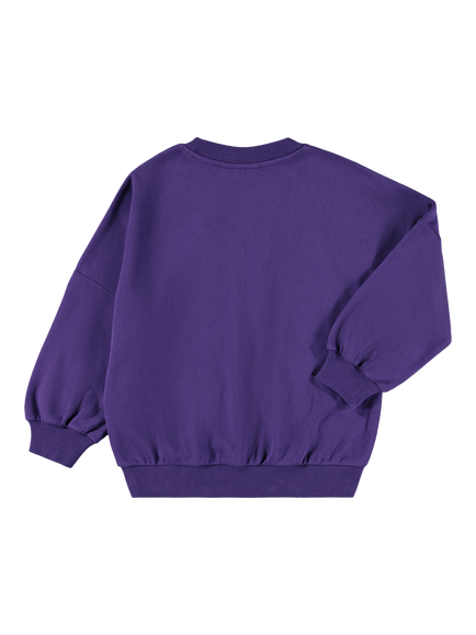 Molo Kids' Marika Relaxed Embroidered Sweatshirt, Sparkle Space - view 2, Sparkle Space