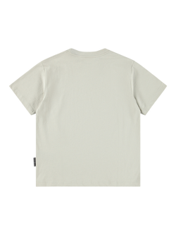 Molo Kids' Riley Cotton Face Print T-Shirt, Drippy Moon - view 2, Drippy Moon