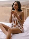 Chelsea Peers Bohemian Paradise Shorty Pyjama Set, Multi