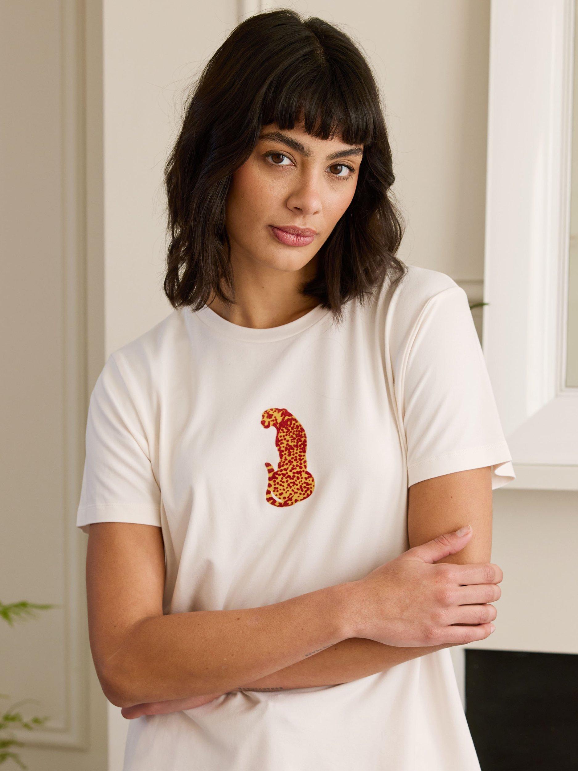 Product image 5 of 5, which shows Chelsea Peers Bohemian Paradise Shorty Pyjama Set, Multi, 6