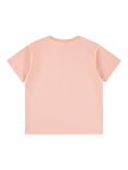 Molo Kids' Riley Cotton Loose Fit Face Print T-Shirt, Blushing