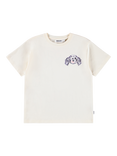 Molo Kids' Riley Cotton Bunny Print T-Shirt, Buttercream