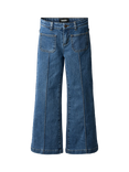 Molo Kids' Adina Cotton Flared Trousers, Washed Vintage