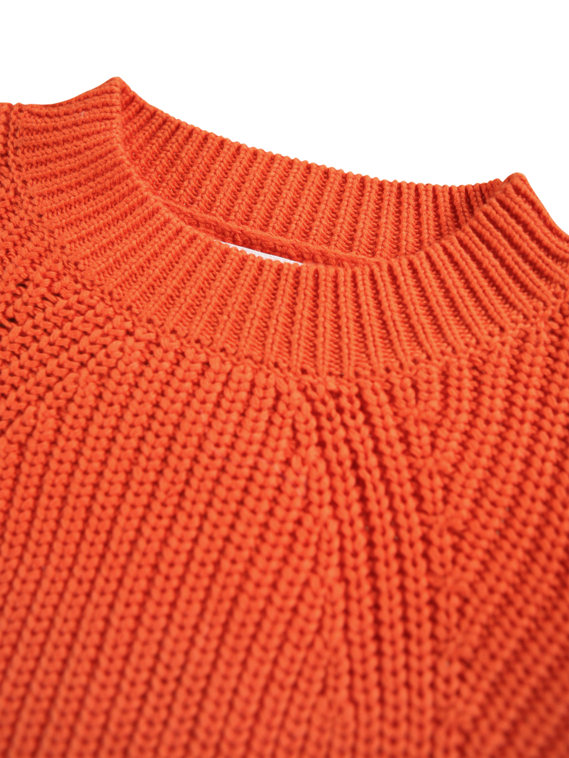Product image 3 of 4, which shows Molo Kids' Gillis Cotton Knitted Sweater, Rising Sun, 3-4 years
