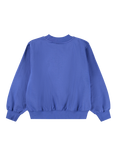 Molo Kids' Marge Cotton Round Neck Sweatshirt, Violet Blue