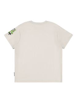 Molo Kids' Cotton Rodney Printed T-Shirt, A Linen To Rail - view 2, A Linen To Rail