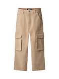 Molo Kids' Alter Cotton Twill Cargo Trousers, Drift Wood
