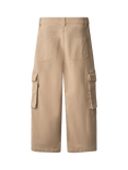 Molo Kids' Alter Cotton Twill Cargo Trousers, Drift Wood