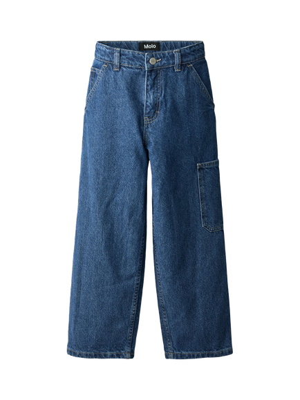 Molo Kids' Archer Jeans, Soft Blue, Soft Blue