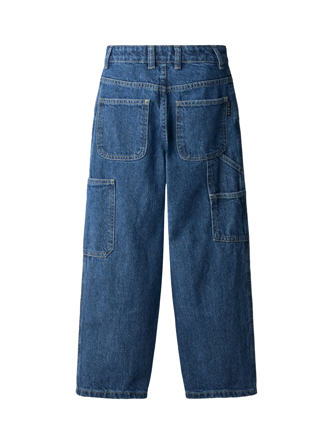 Product image 2 of 5, which shows Molo Kids' Archer Jeans, Soft Blue, 4 years