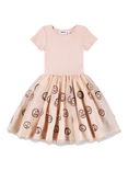 Molo Kids' Cyrusila Tulle Sequin Dress, Rose Cloud