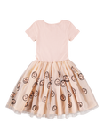 Molo Kids' Cyrusila Tulle Sequin Dress, Rose Cloud