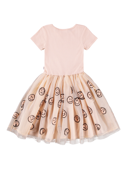 Molo Kids' Cyrusila Tulle Sequin Dress, Rose Cloud - view 2, Rose Cloud
