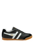 Gola Harrier Suede Lace Up Trainers, Black/ White